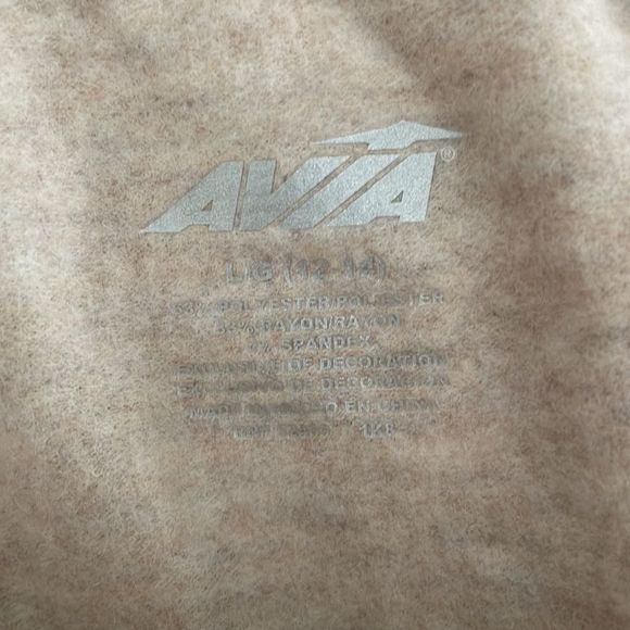 Avia size large sweat shirt with turtleneck oatmeal color - Picture 3 of 3